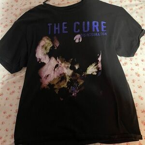 Hot Topic Black and Purple The Cure Tee